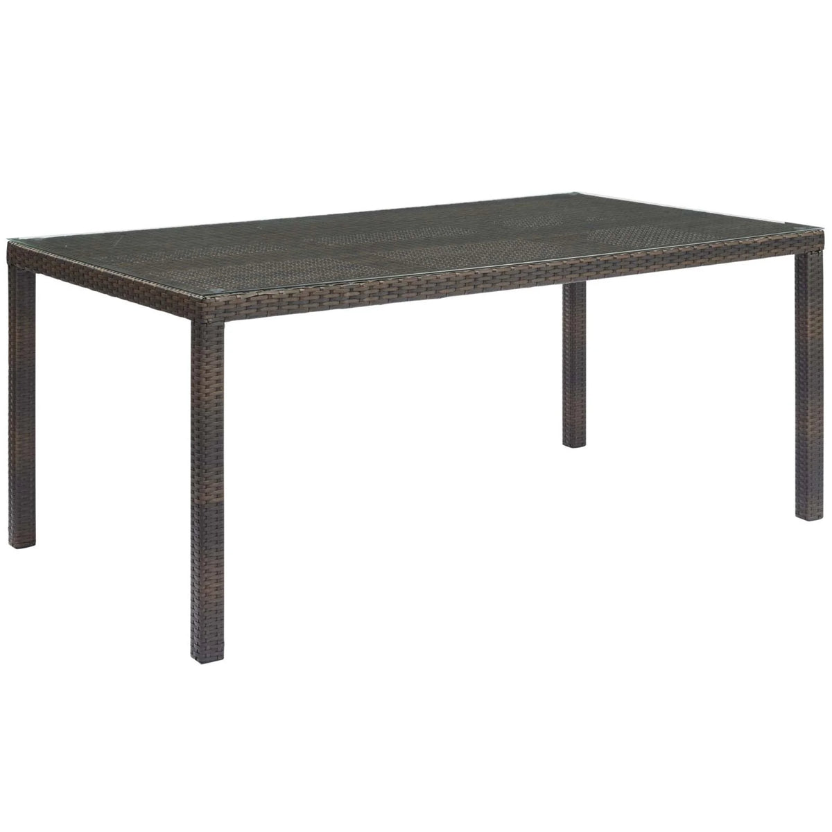 7 Piece Outdoor Patio Wicker Rattan Dining Set H55948
