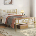 Queen Black Metal Bed P432