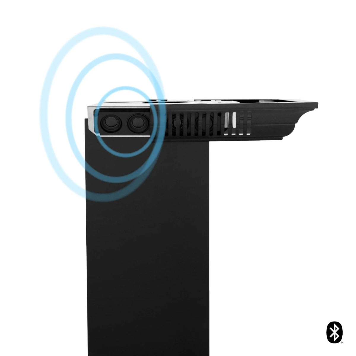 48 Island Mount Range Hood Black Stainless Steel with Built-in Speakers P328