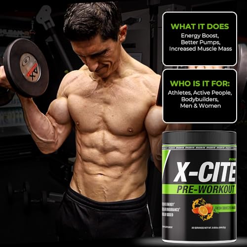 Pre-Workout with Beta-Alanine, Creatine & Caffeine, 22 Servings Z10843