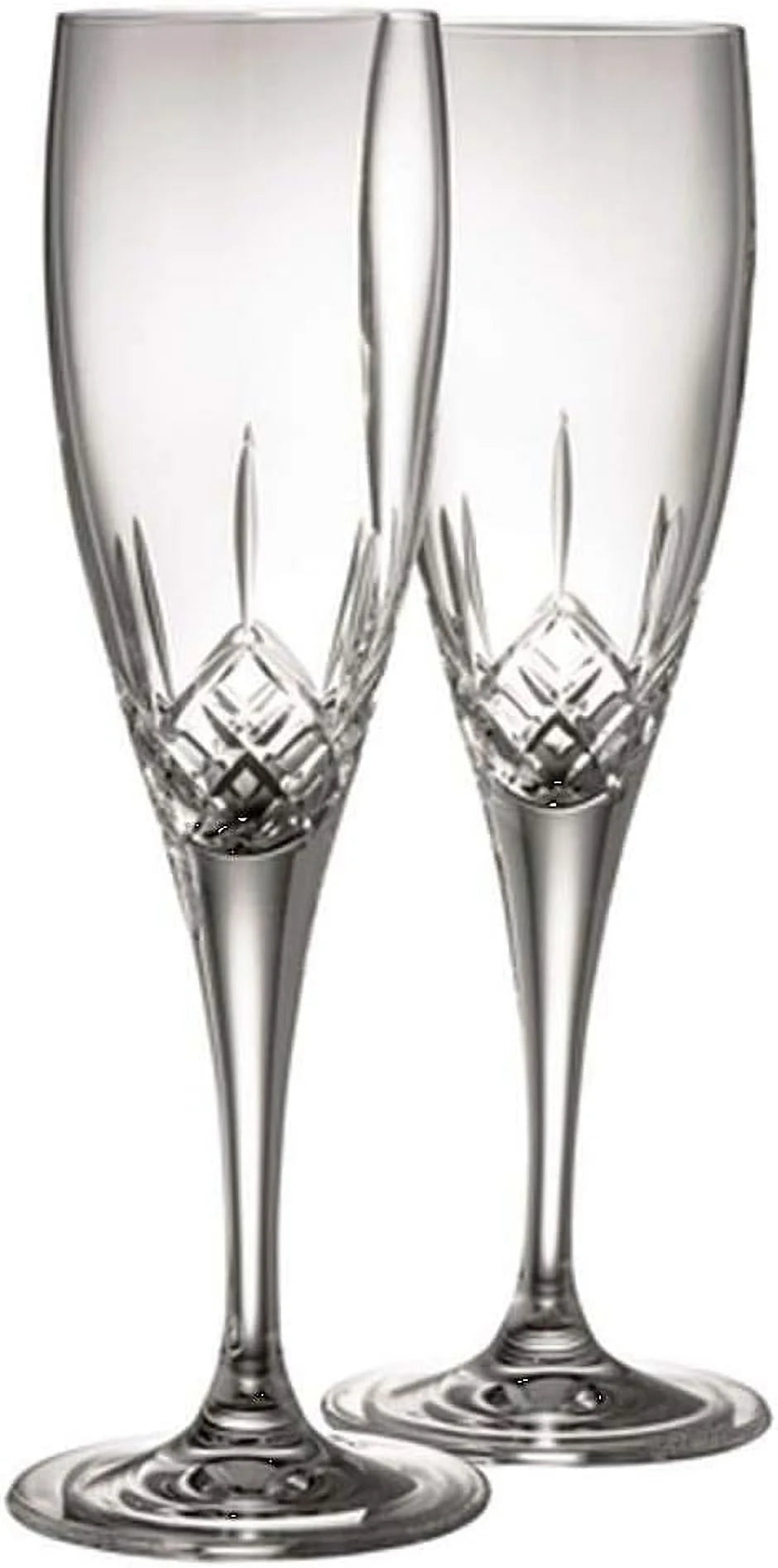 Clear Glass Flute Pair C18452