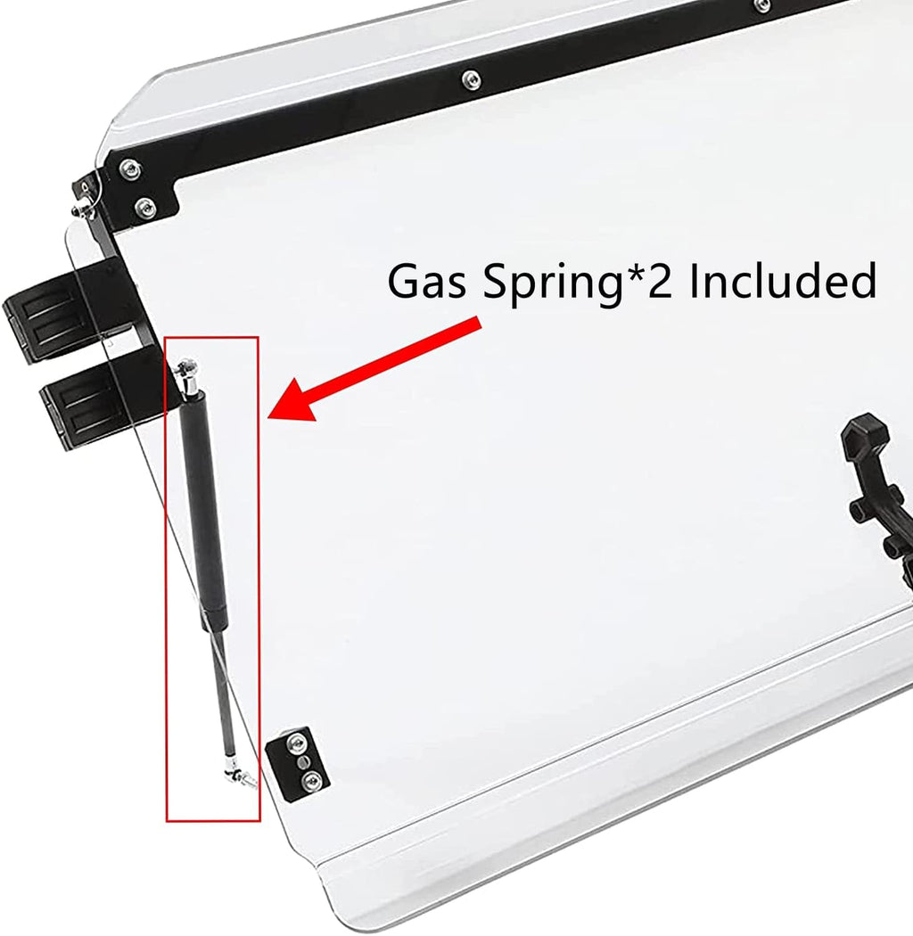 Clear Vented 3-IN-1 Windshield Q16785
