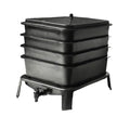 Worm Composting Bin, 4 Trays, Black K160215