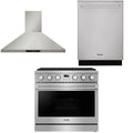 36 Gas Range, Range Hood and Dishwasher J209