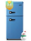 Blue 3.5 Cu.ft Compact Mini Fridge with Freezer A71123