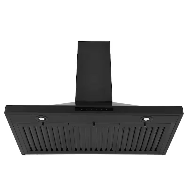 Black Stainless Steel 30 in. 400 CFM Convertible Wall Mount Range Hood D280