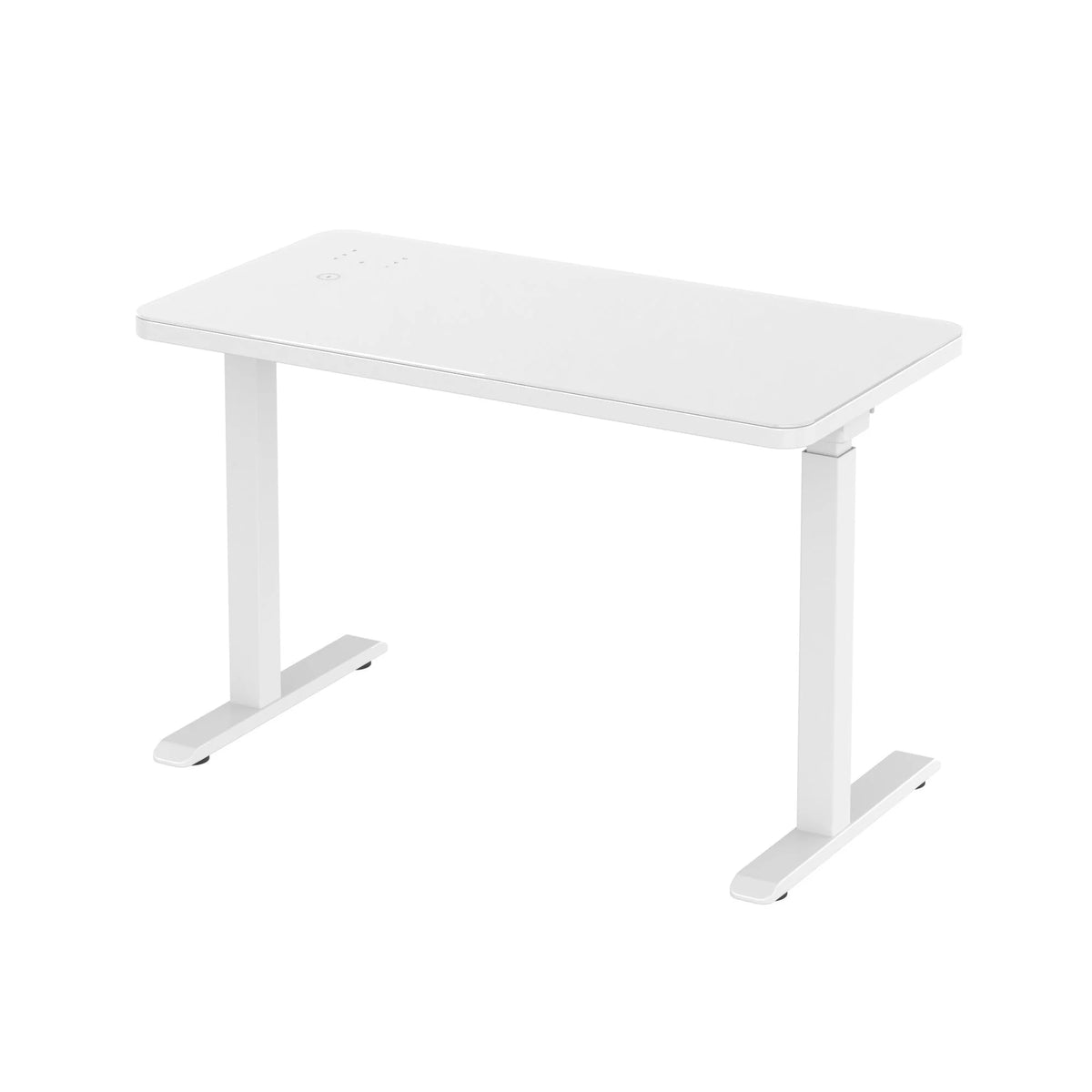 White Glass Tabletop Standing Desk X54780