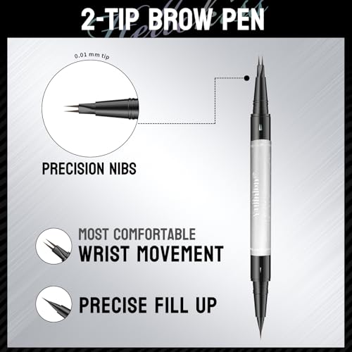 Waterproof 0.01mm Micro-fork Tip Eyebrow Pen S975
