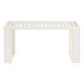 White Wooden Outdoor Coffee Table Y59044