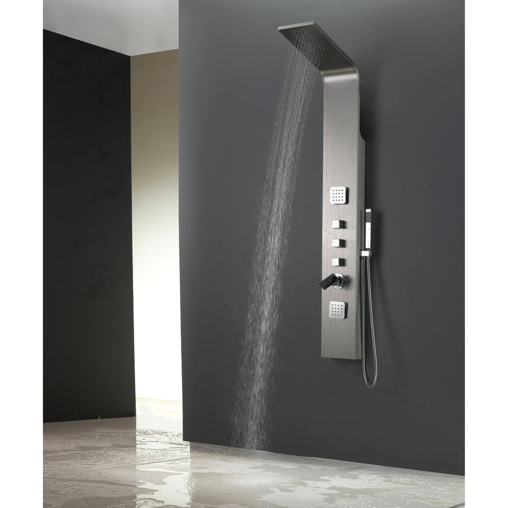 Wall Mount Stainless Steel Shower Panel in Chrome B751
