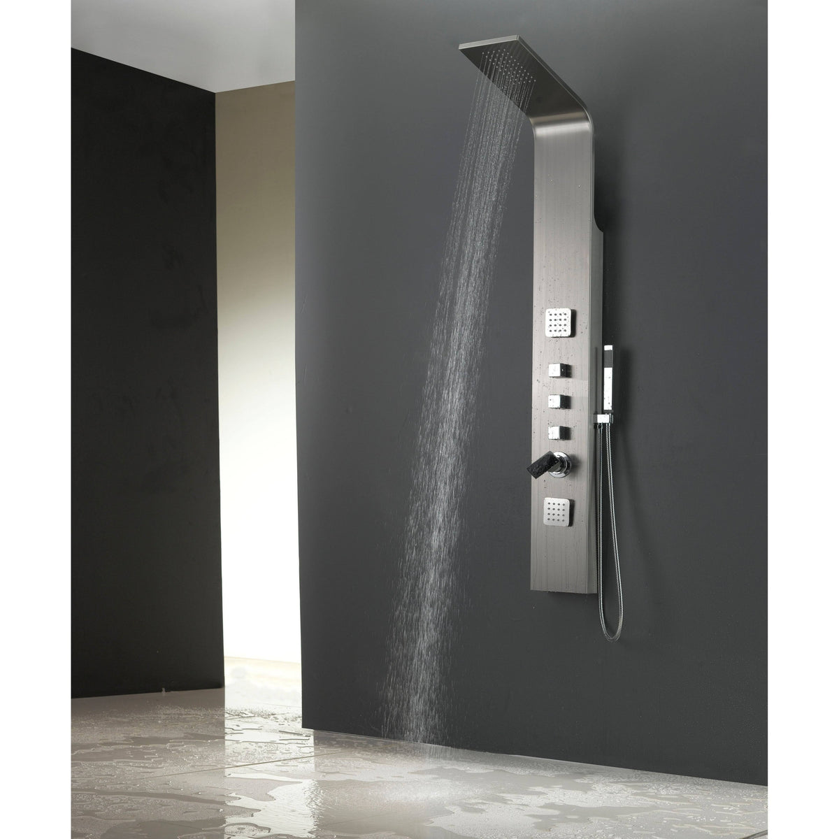 Wall Mount Stainless Steel Shower Panel in Chrome B751