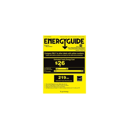 3.2 Cu ft Single Door Mini Fridge L440635