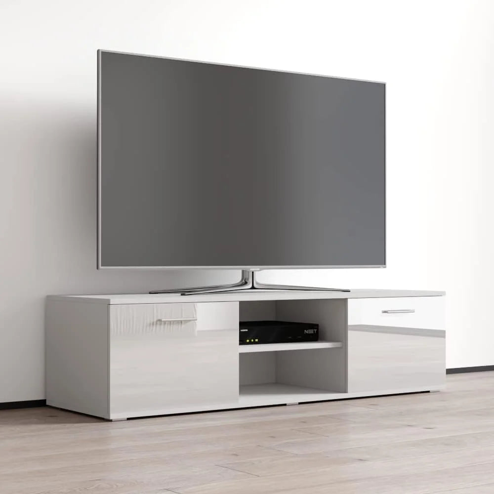 High Gloss TV Stand with Storage Cabinets E522249