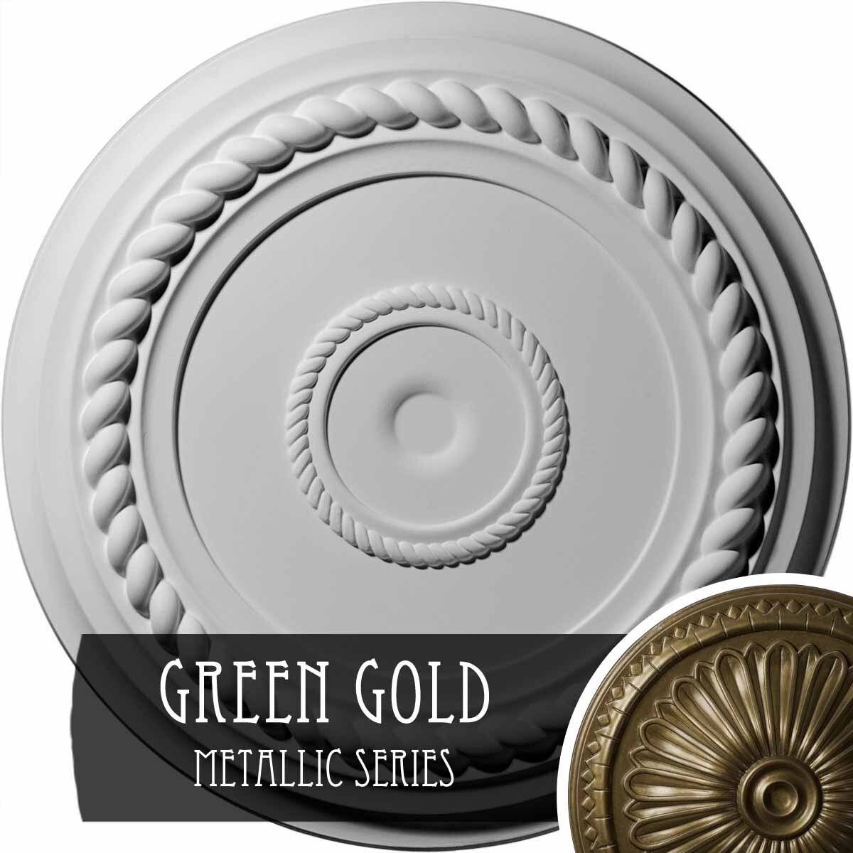 Rope Ceiling Medallion W409