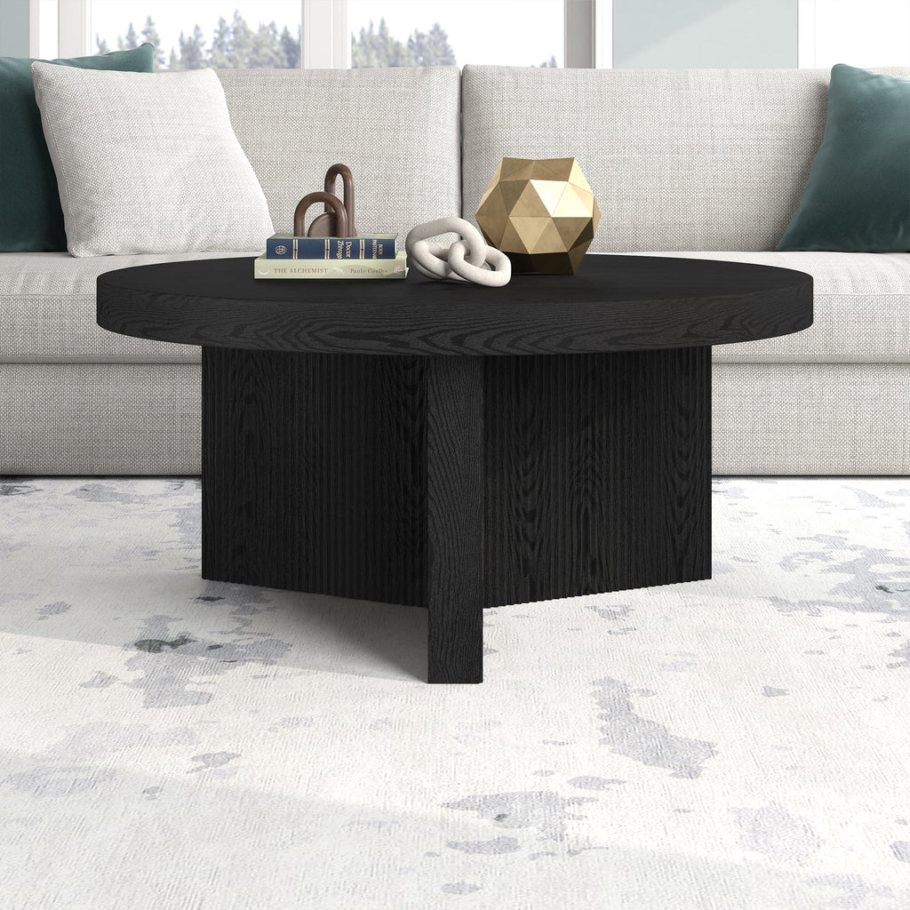 Black Grain Coffee Table D484