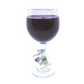 Merlot Scented Wine Candle in Glass H15434