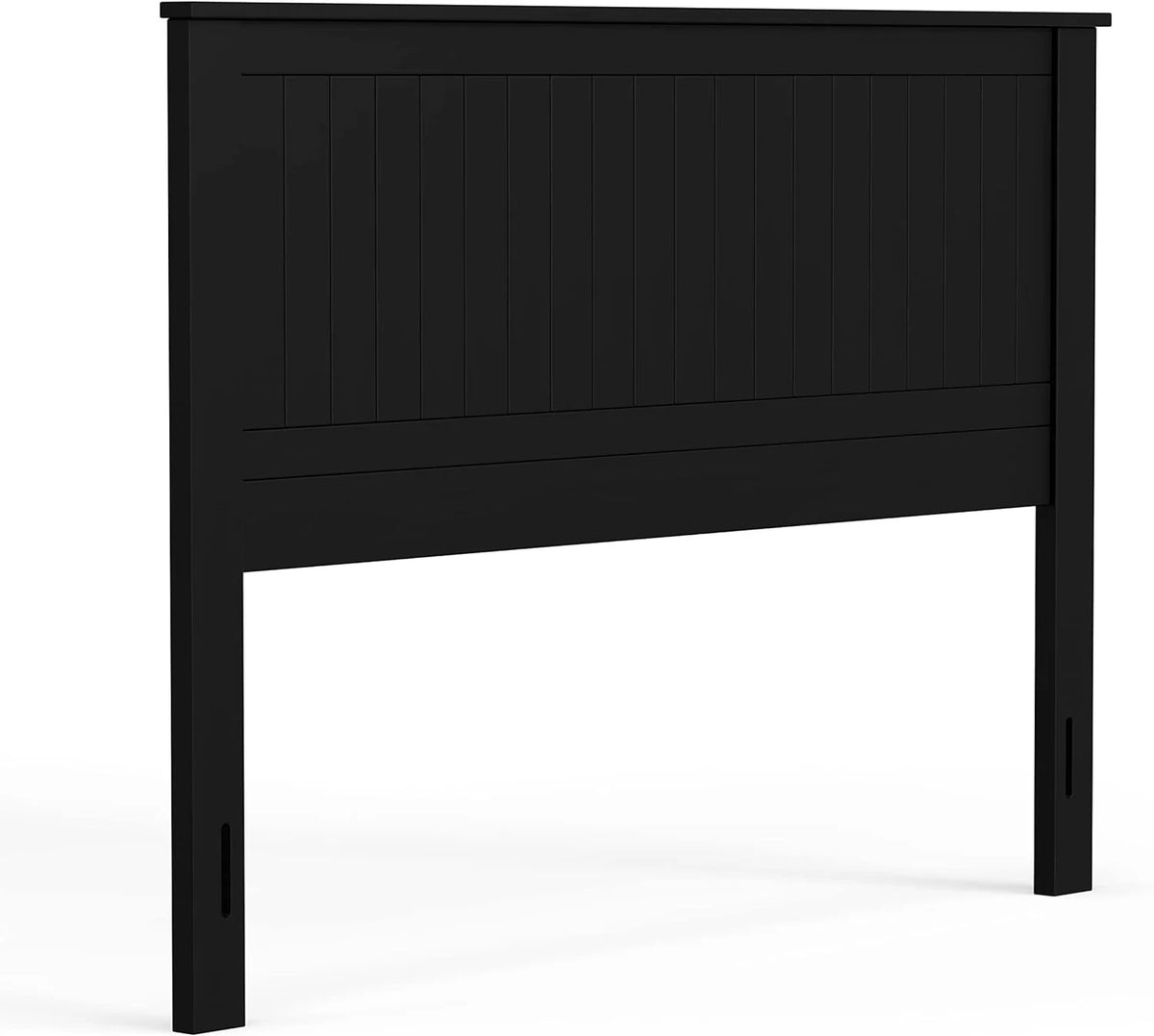Black Queen Size Wood Panel Headboard Z3076