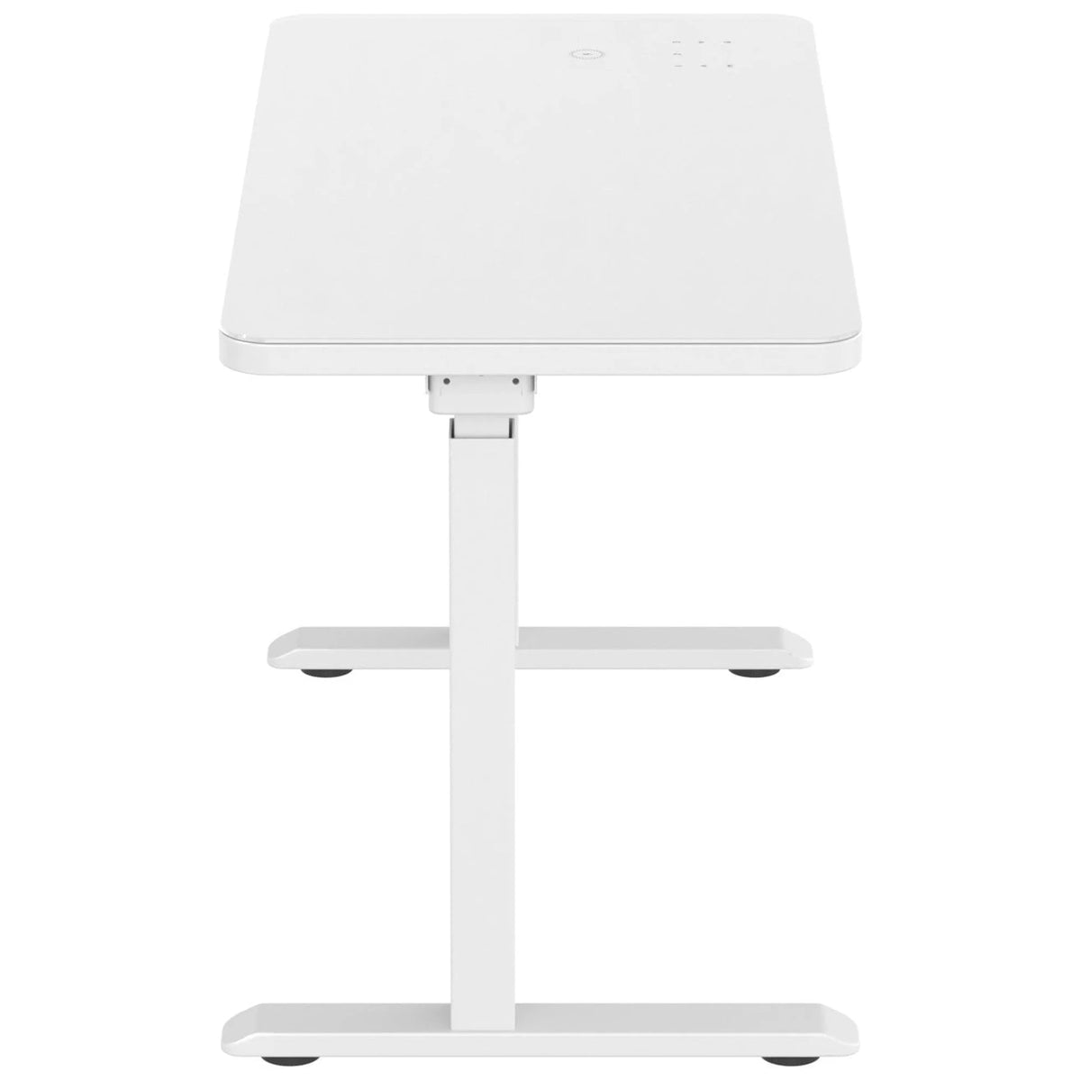 White Glass Tabletop Standing Desk X54780