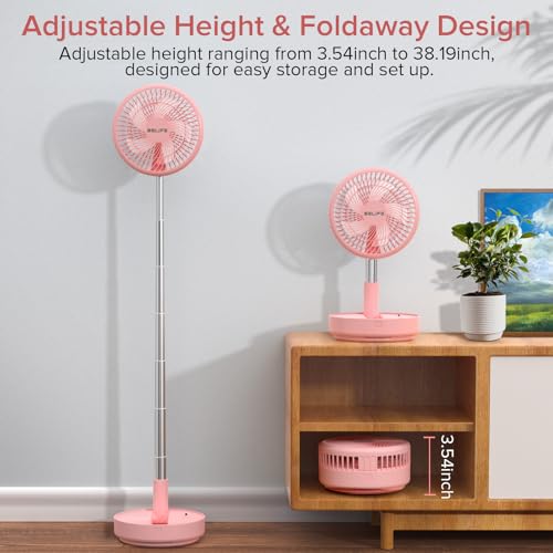 Portable Rechargeable Oscillating USB Desk Floor Fan C426