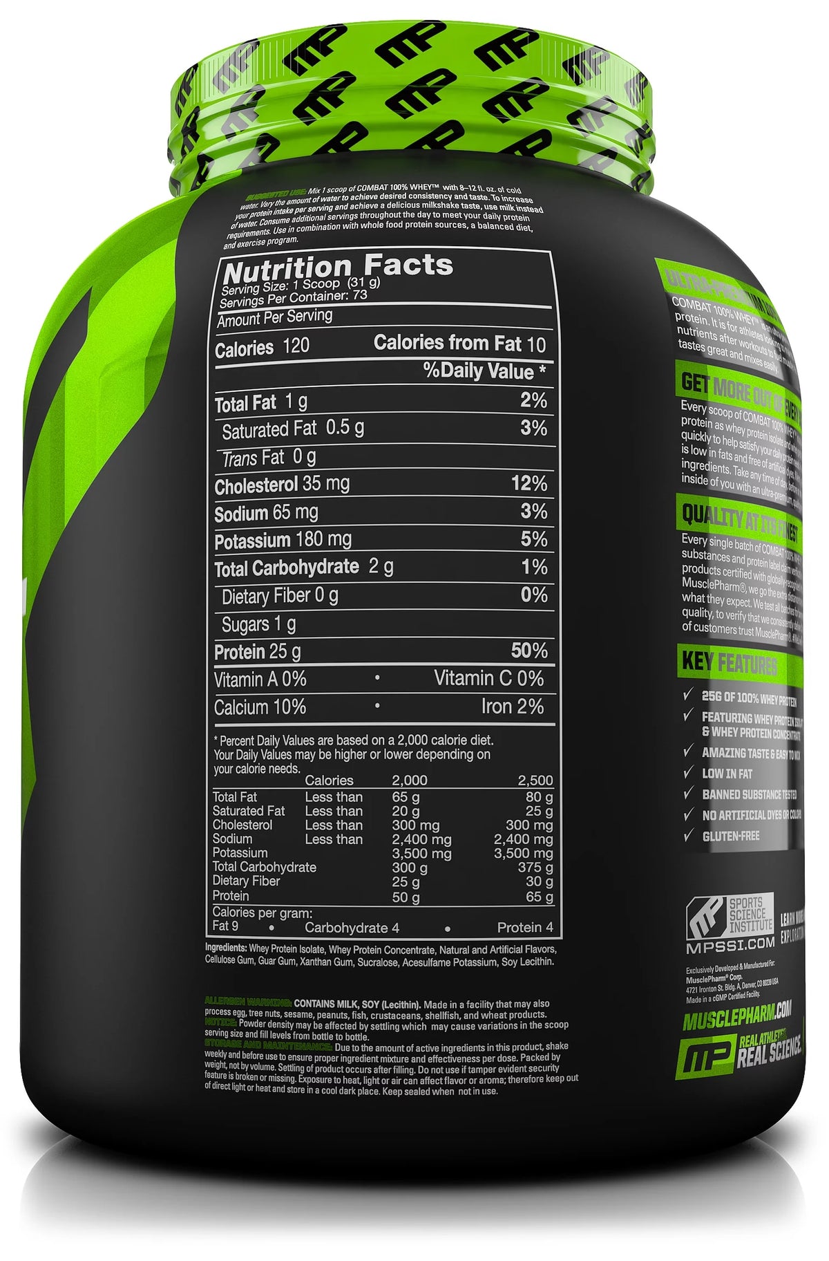 Whey Protein Powder Vanilla 25g Protein 5 Lb Z873249