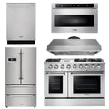48 Gas Range, Range Hood, Refrigerator, Dishwasher, Microwave E3172