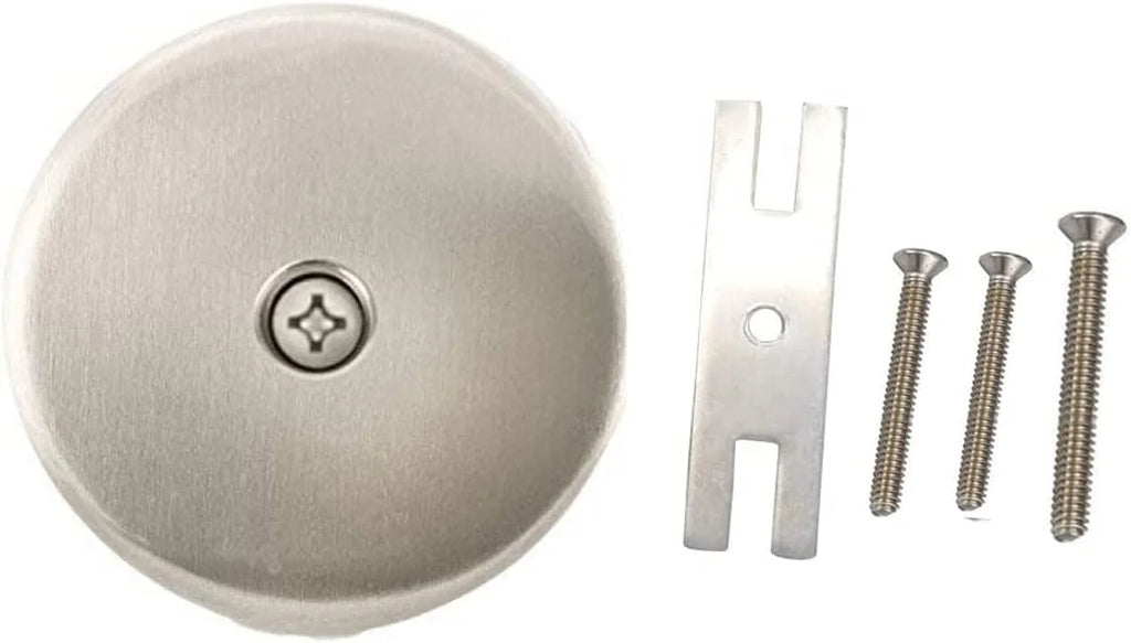 Brushed Nickel Bathtub Drain Assembly Conversion Kit I650972