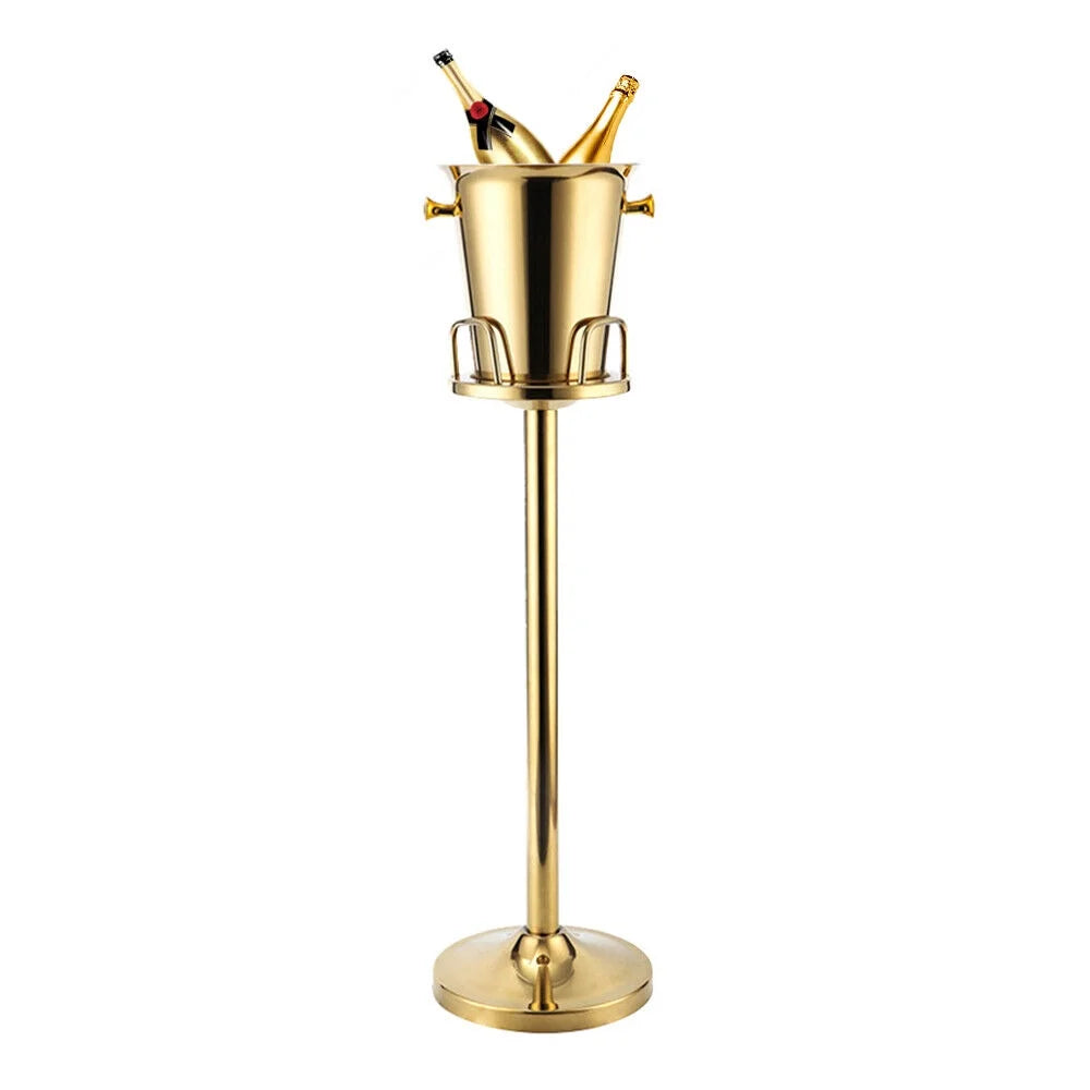 Free Standing Stainless Steel Wine Chiller Ice Bucket Y950