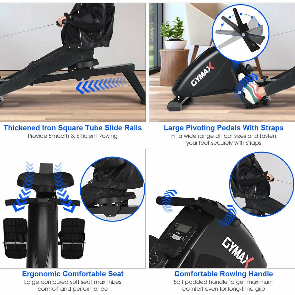 Foldable Magnetic Rowing Machine L91262