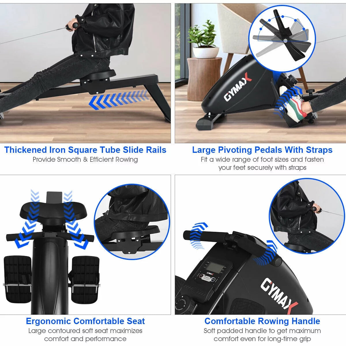 Foldable Magnetic Rowing Machine L91262