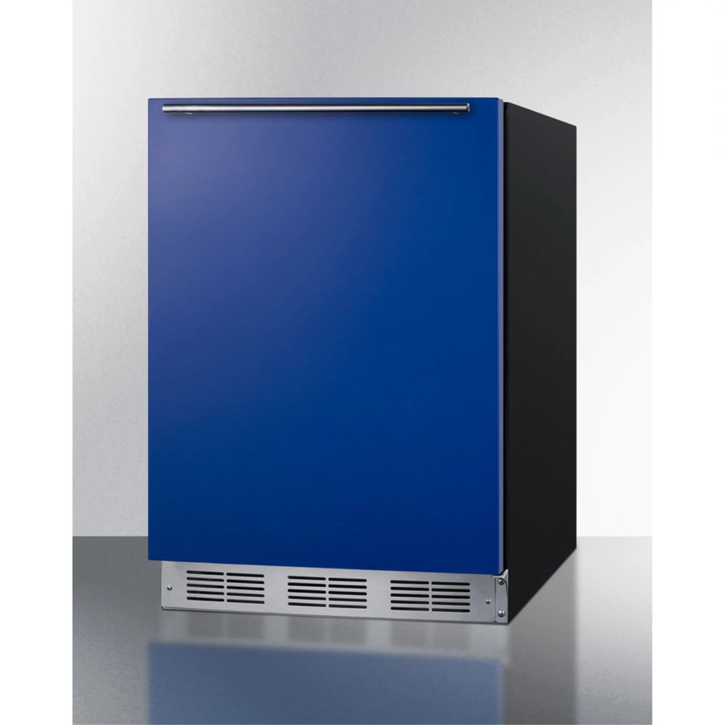 24" Wide 5.5 Cu. Ft. Compact Freezerless Refrigerator - Blue Y1186