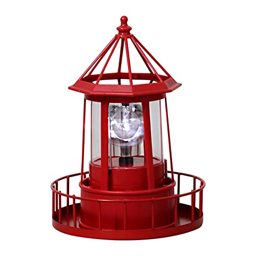 Solar Powered Lighthouse Outdoor Light V40581