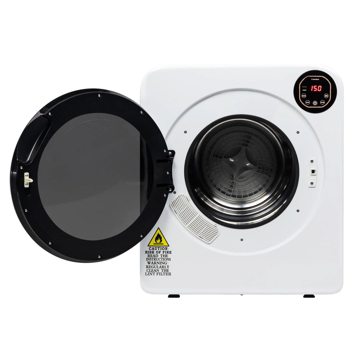 13.2Ibs Compact Electric Laundry Dryer with Stainless Steel Tub L50239