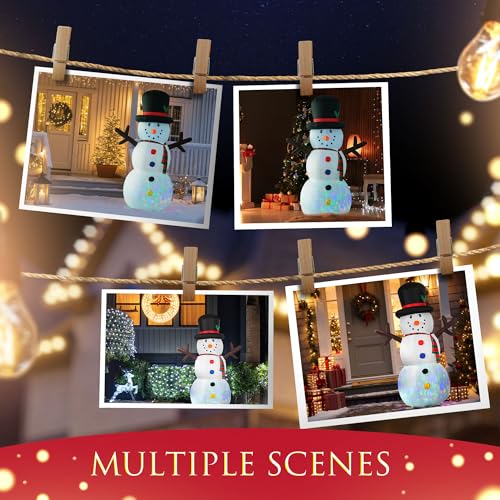 6FT Christmas Inflatable Snowman with Penguin P1723