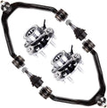 6pcs Front Upper Control Arm Ball Joint Lower Ball Joint Wheel Hub Suspension Kit J904