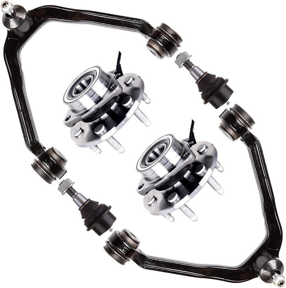 6pcs Front Upper Control Arm Ball Joint Lower Ball Joint Wheel Hub Suspension Kit J904