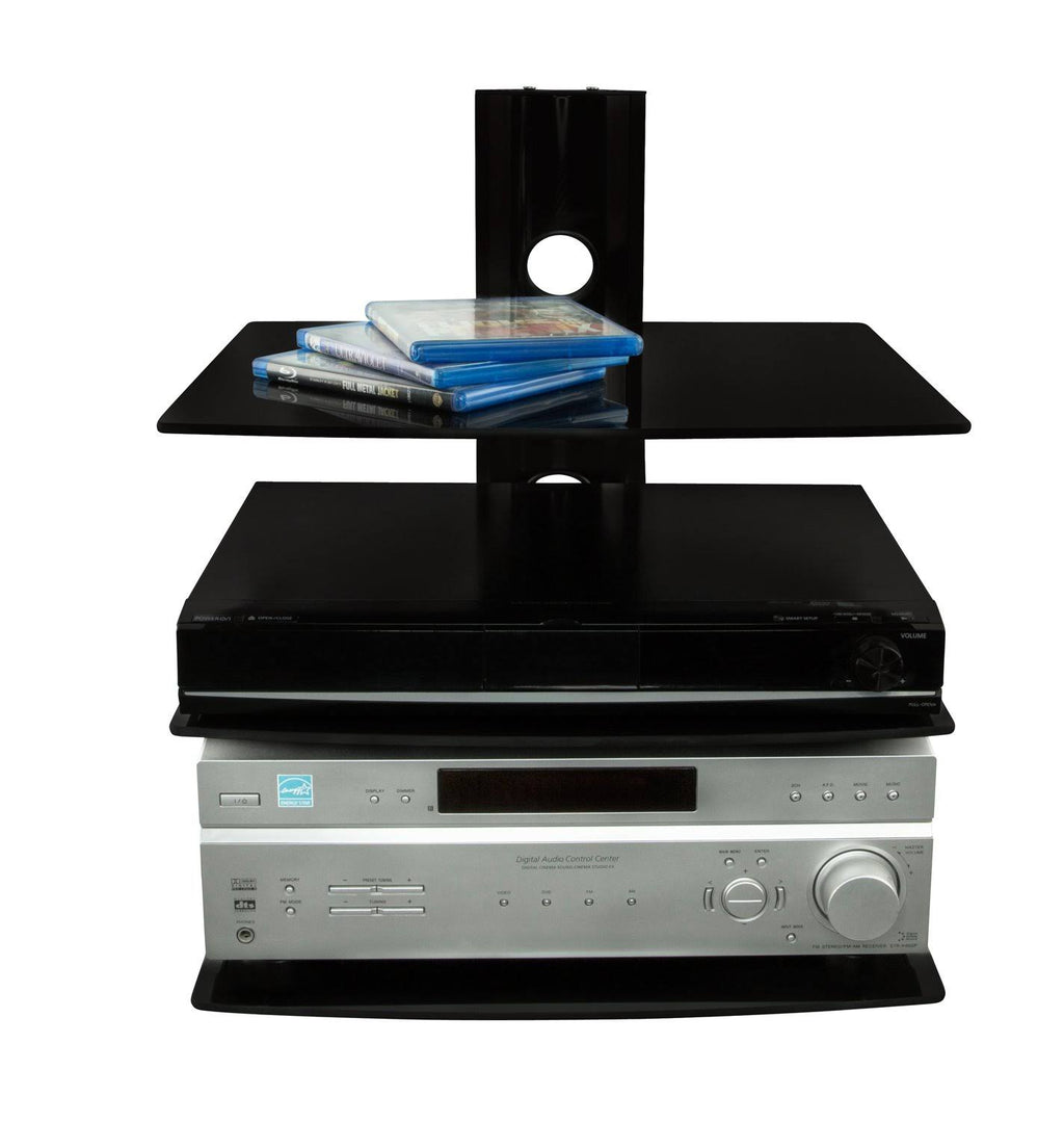 Glass DVD/DVR/Component Wall Mount Shelf W5300