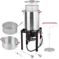 30 QT Turkey Fryer with Basket and Burner Set R74336