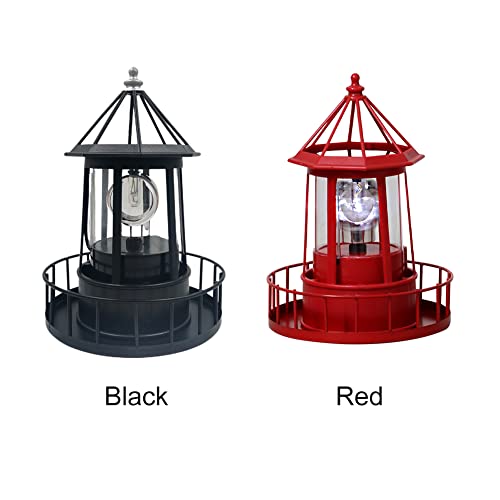 Solar Powered Lighthouse Outdoor Light V40581