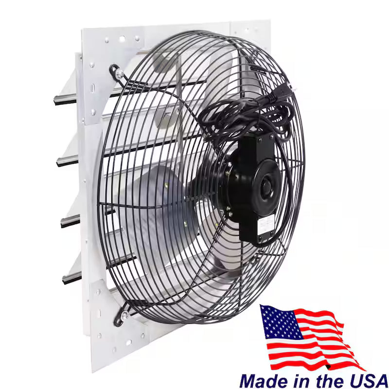 3130 CFM Shutter Exhaust Fan Wall Mounted I967991