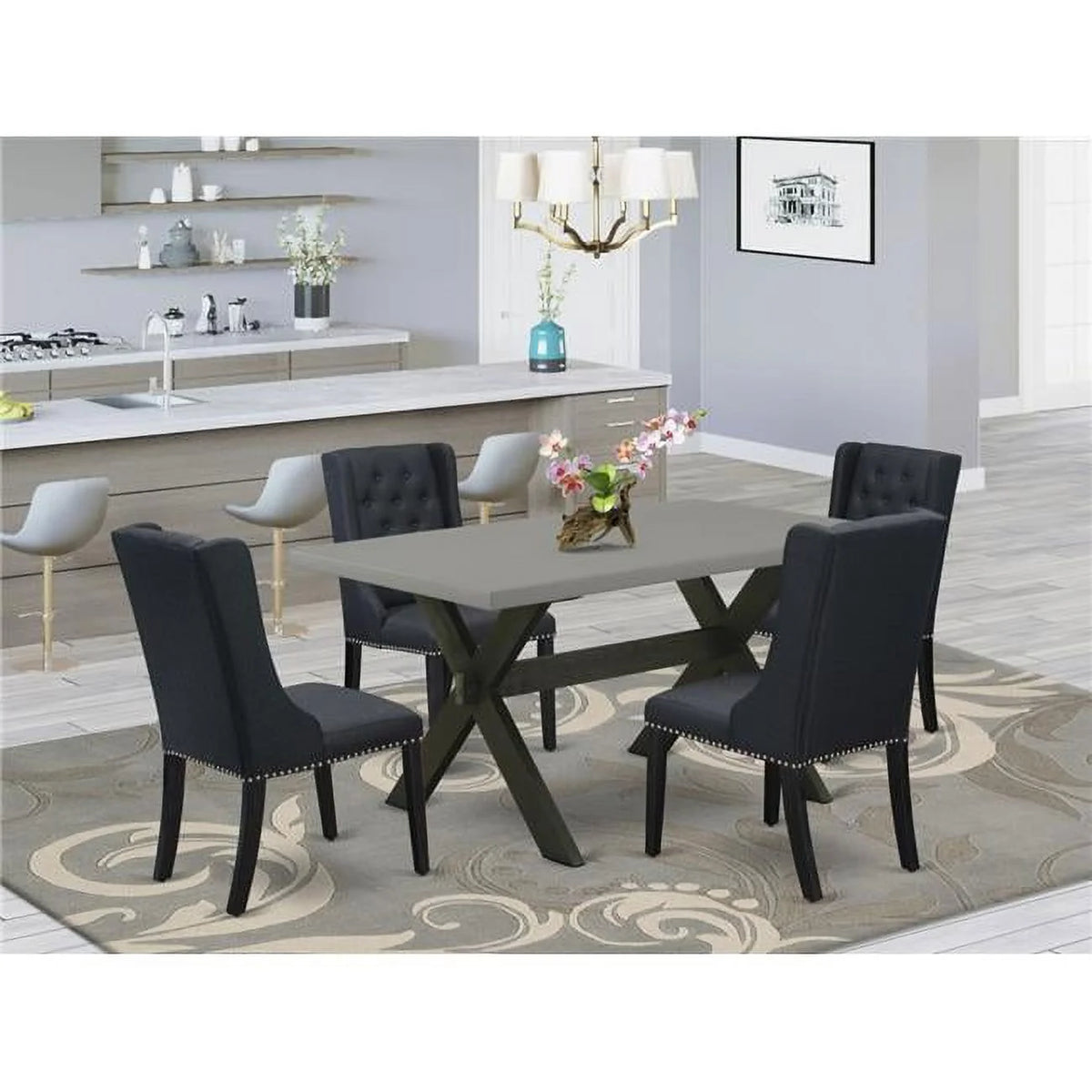 5 Piece Dining Room Table Set Y3621