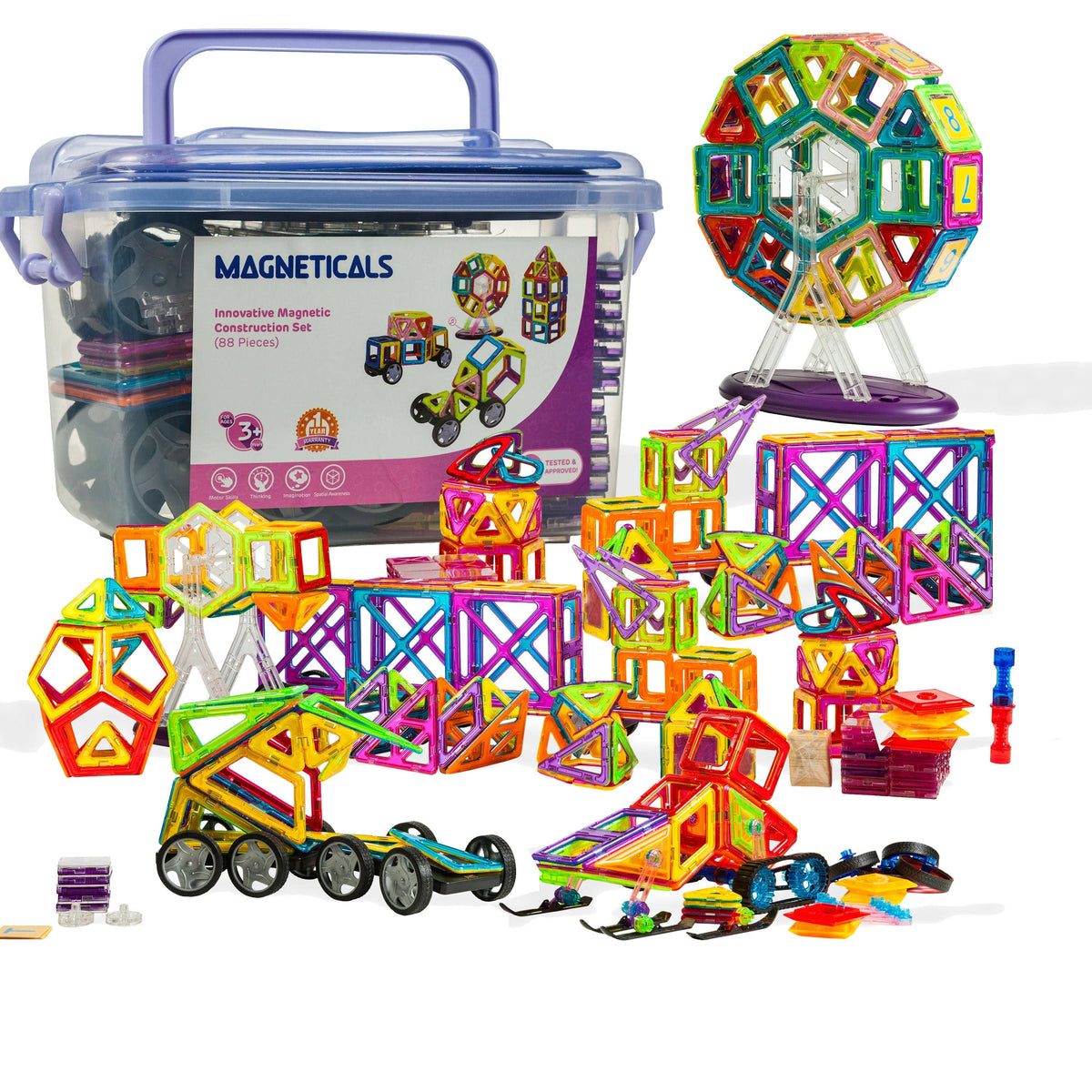 Magnet Toys Tile Set, 176 Pieces U8312