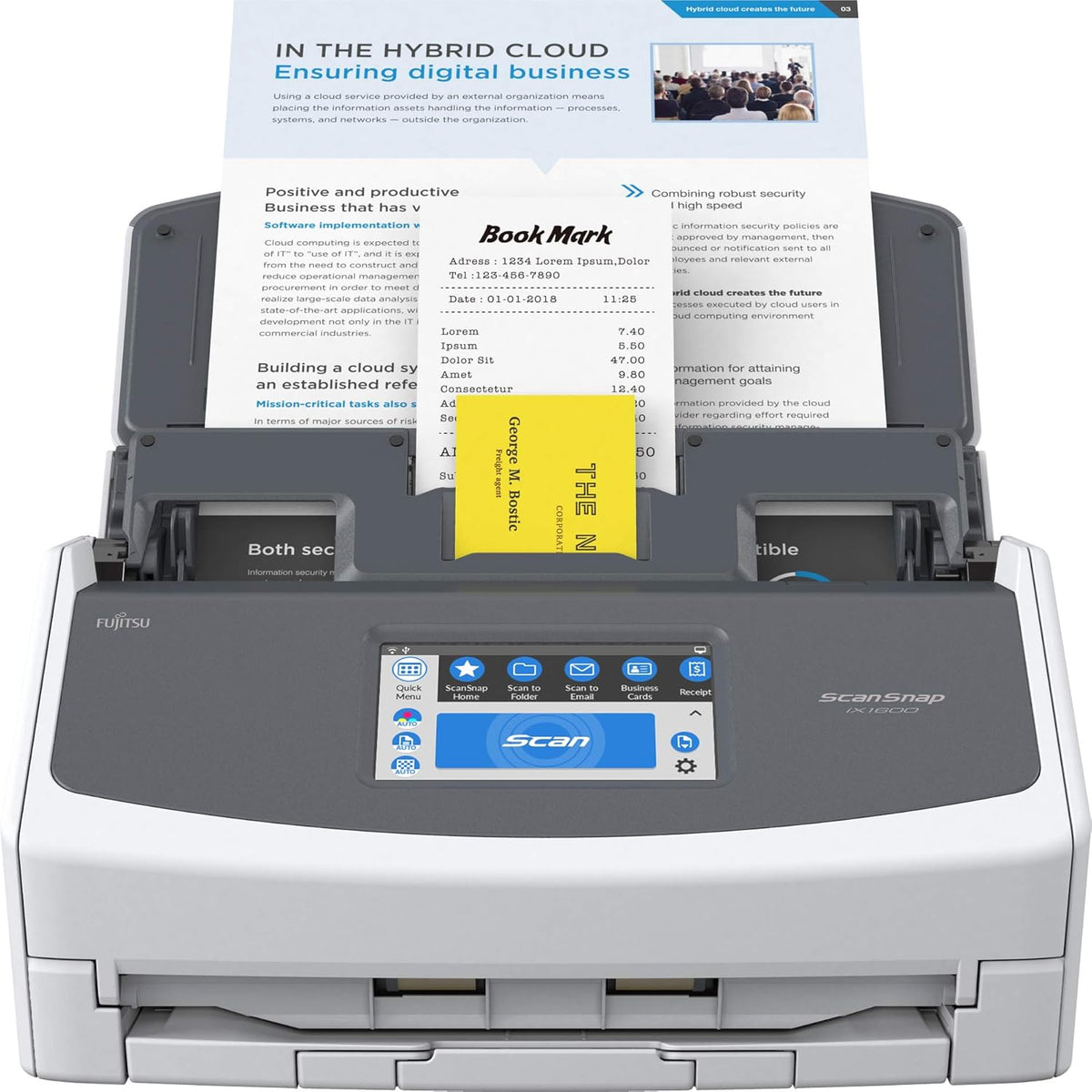 White Document Scanner C868