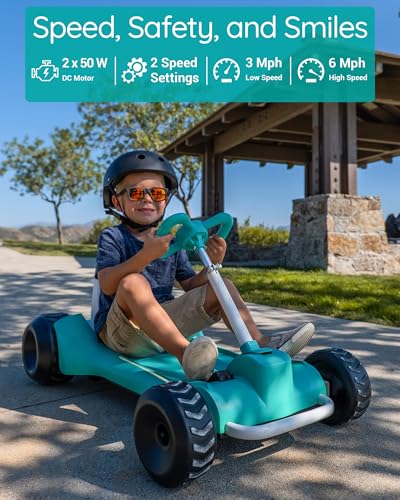 Electric Go Kart for Kids with Lithium Ion Battery W8385