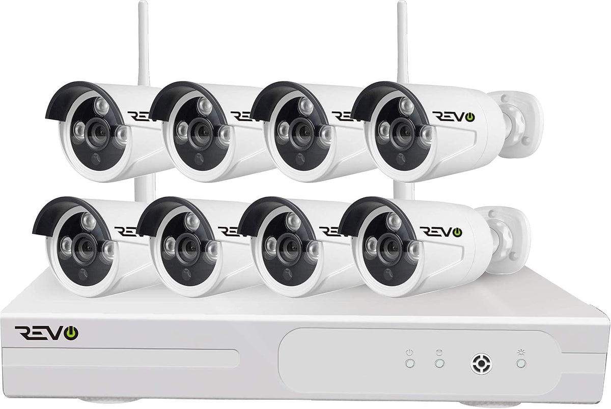 4CH Wireless NVR Security System with 1TB HDD & 4X 1080p Cameras J58306