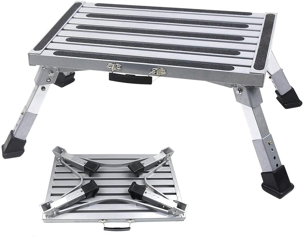 Folding RV Step Stool with Anti-Slip Surface N296778