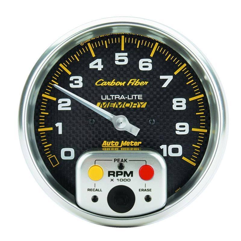 Carbon Fiber Fuel Pressure Gauge J97934
