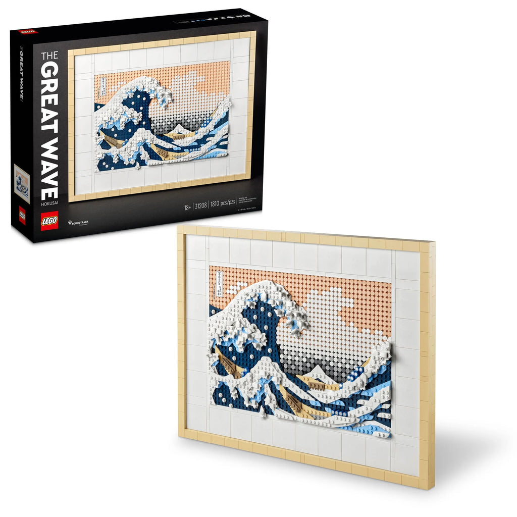 LEGO Art Hokusai The Great Wave 3D Japanese Wall Art V150843