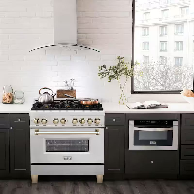 36 in. 6 Burner Dual Fuel Range Stainless Steel E793