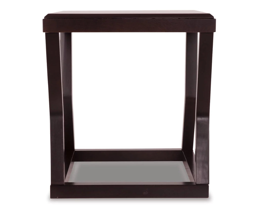 Contemporary Espresso End Table J35665