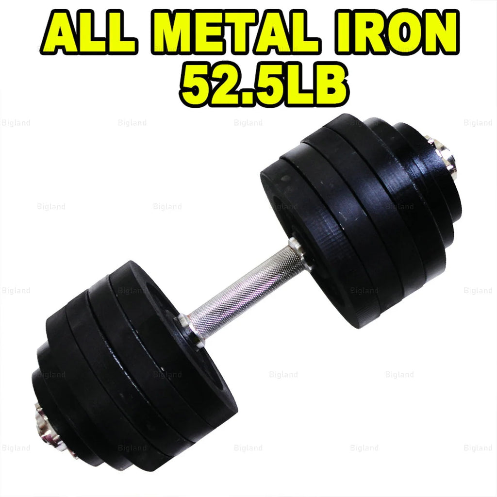 52.5lb Adjustable Cast Iron Dumbbell H901